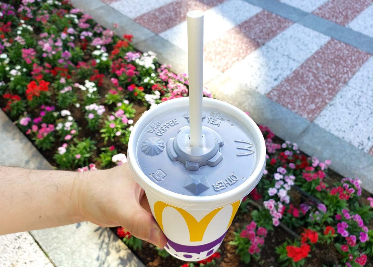 Photo of McDonald's Japan paper straws
